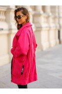 Women's sweatshirt SHORT GRAND - fuchsia