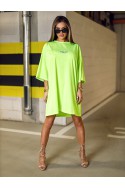 T-shirt Damski LIMITED - żółty neonowy