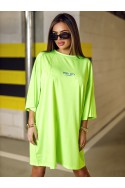 T-shirt Damski LIMITED - żółty neonowy