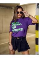 MORE AMORE Women's T-shirt - purple