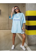Bluzka Damska LIFE - błękitny