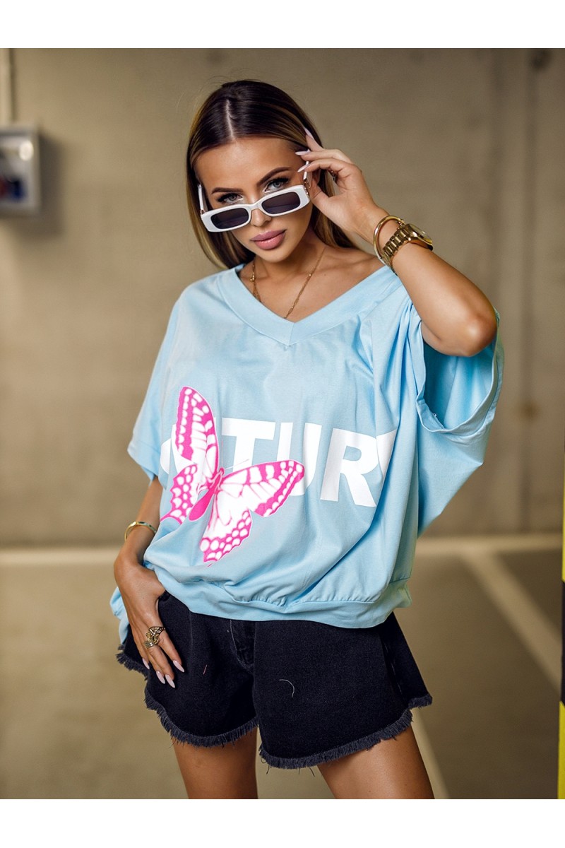 Women's blouse FUTURE - blue