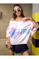 Women's Blouse FUTURE - powder pink