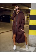 Bluza Damska MALMO - czekoladowy