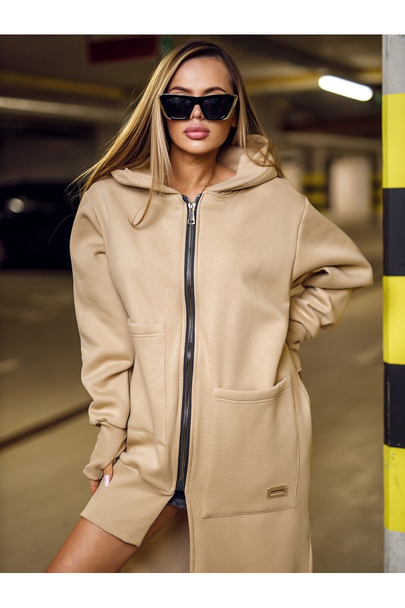 Bluza Damska MALMO - camelowy