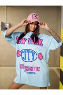 Women's T-shirt NEW YORK - blue
