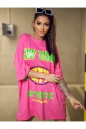Women's T-shirt NEW YORK - pink