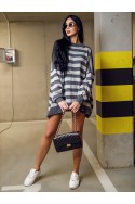 Sweter Damski  SLEEVE - szary