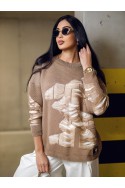 Sweter Damski  AMSTI - coffee