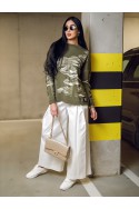 Sweter Damski  AMSTI - khaki
