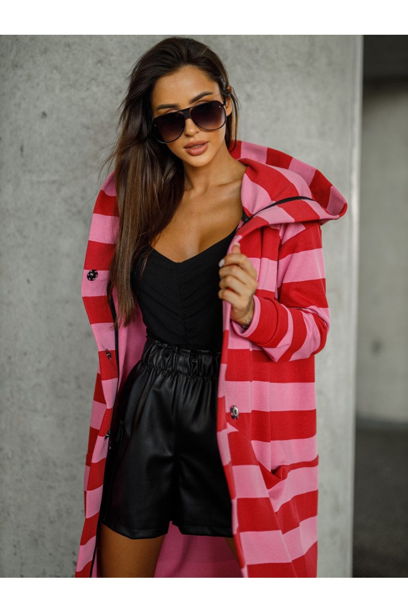 I'M OK Women's Sweatshirt - pink / burgundy
