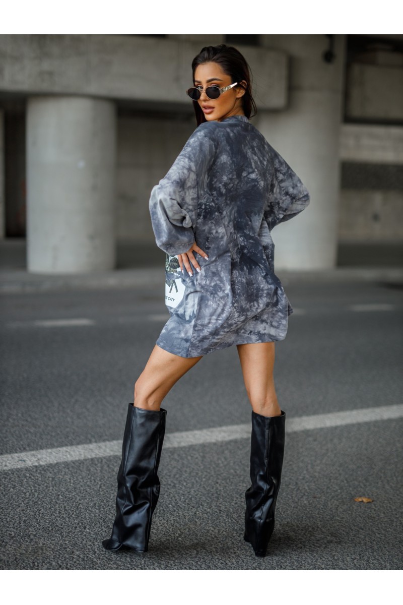 Bluza Damska ROSE PAPER - ciemny szary