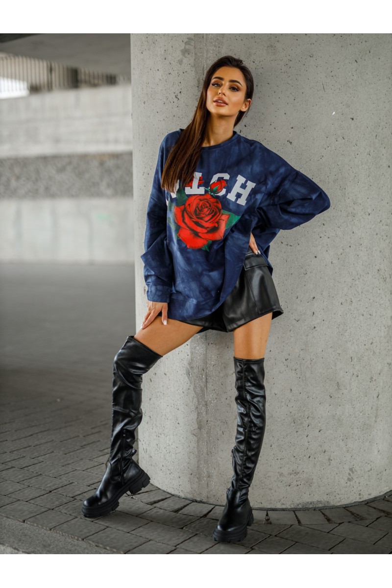 Bluza Damska NINE - granatowy