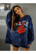 NINE Women's Sweatshirt - navy blue