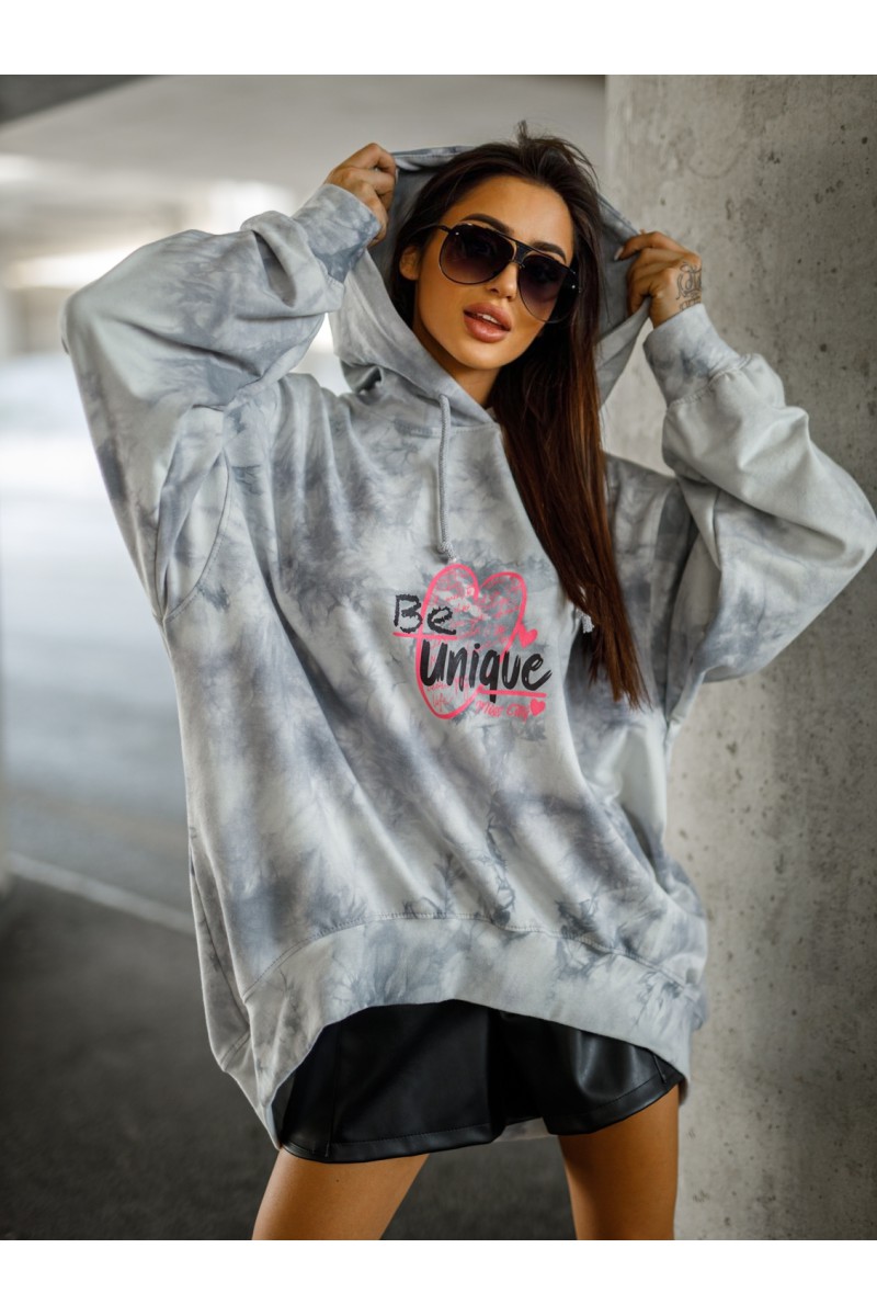 Bluza Damska BE UNIQUE - jasny szary