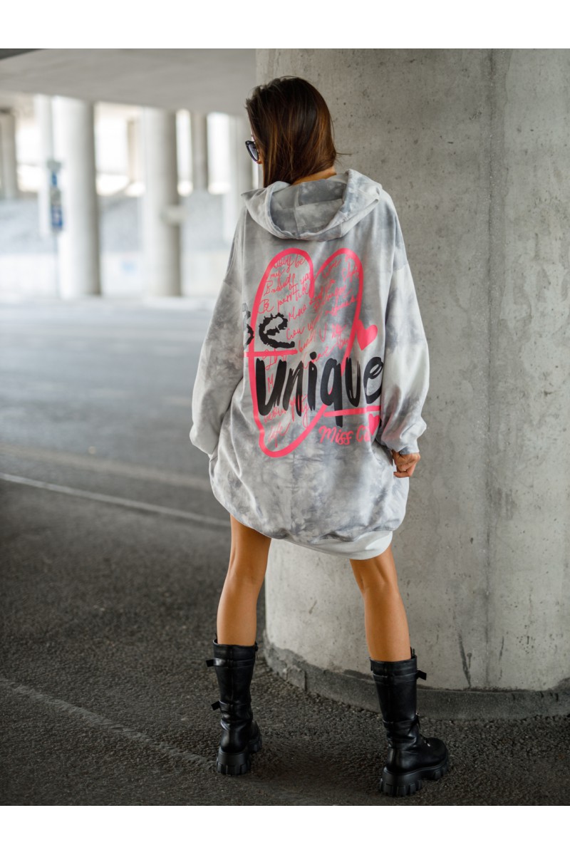 Bluza Damska BE UNIQUE - jasny szary