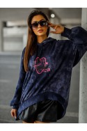 Bluza Damska BE UNIQUE - granatowy