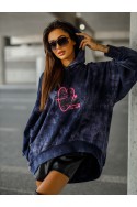 Bluza Damska BE UNIQUE - granatowy