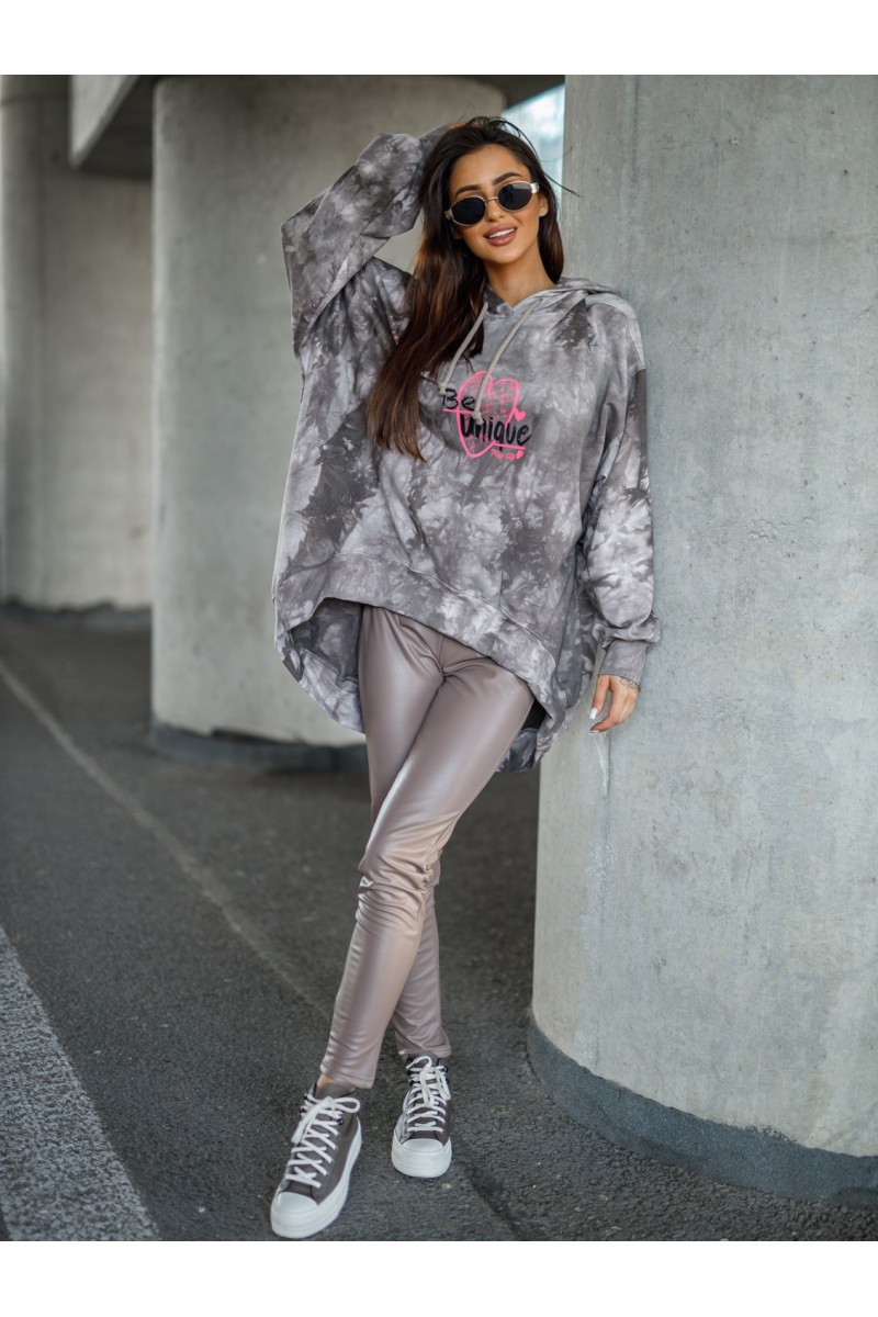 Bluza Damska BE UNIQUE - brązowy