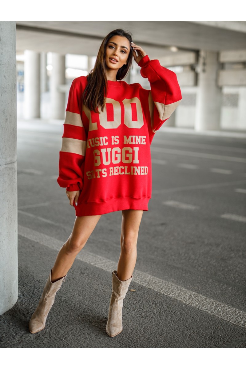 GUGGI Women's Sweatshirt - Red