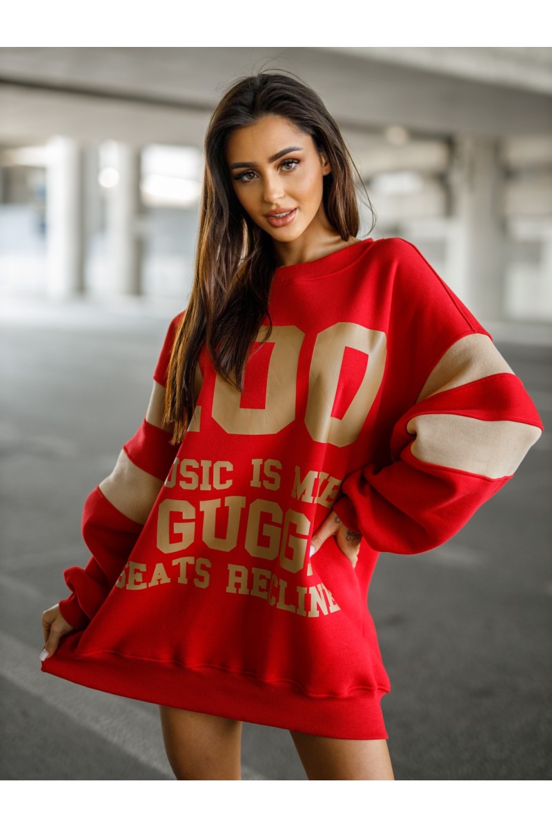 GUGGI Women's Sweatshirt - Red