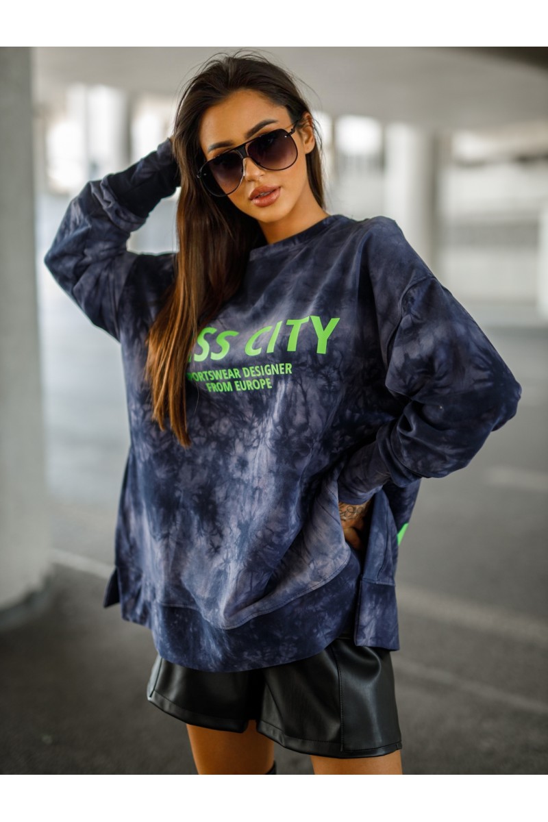 Bluza Damska 23 - granatowy
