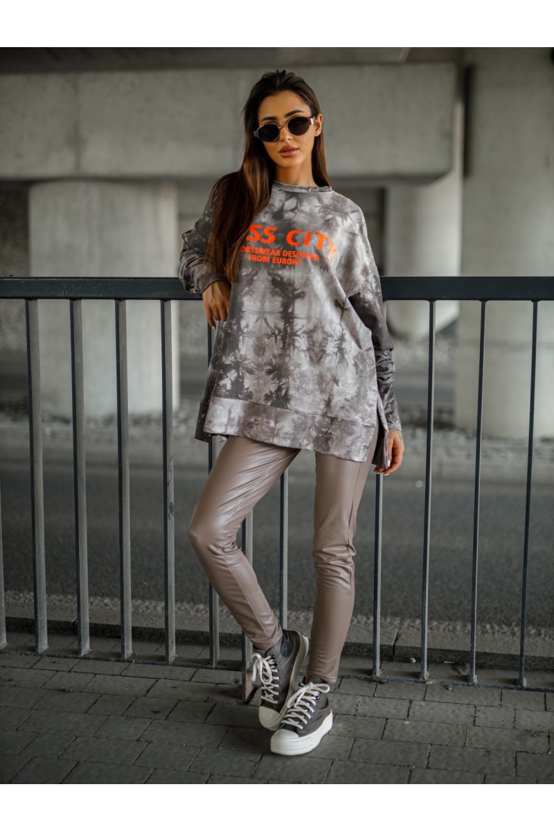 Bluza Damska 23 - brązowy