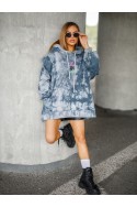 Bluza Damska YOURSELF - szary / niebieski
