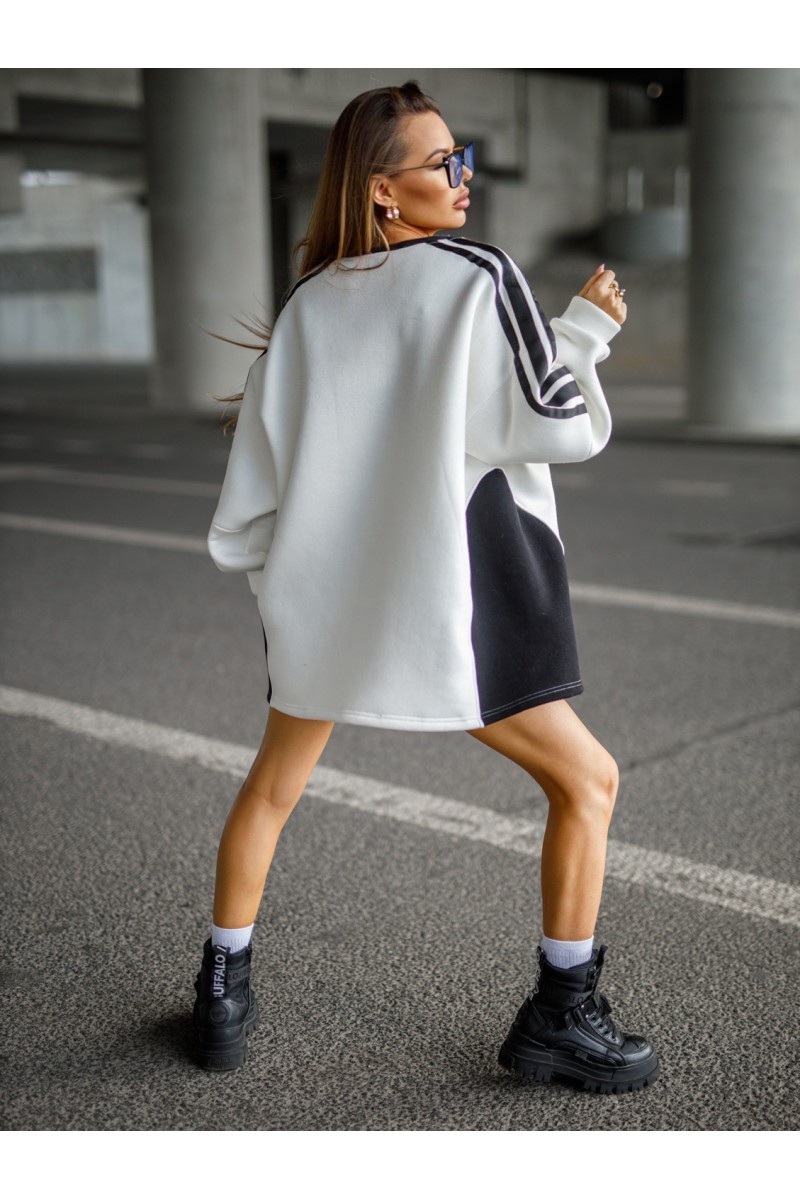 Women's MOTORS Sweatshirt - white / black