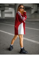 Women's sweatshirt MOTORS - burgundy
