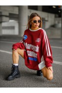 Bluza Damska MOTORS - bordowy