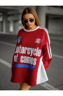 Bluza Damska MOTORS - bordowy