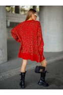 LEO Women's Sweater - Red