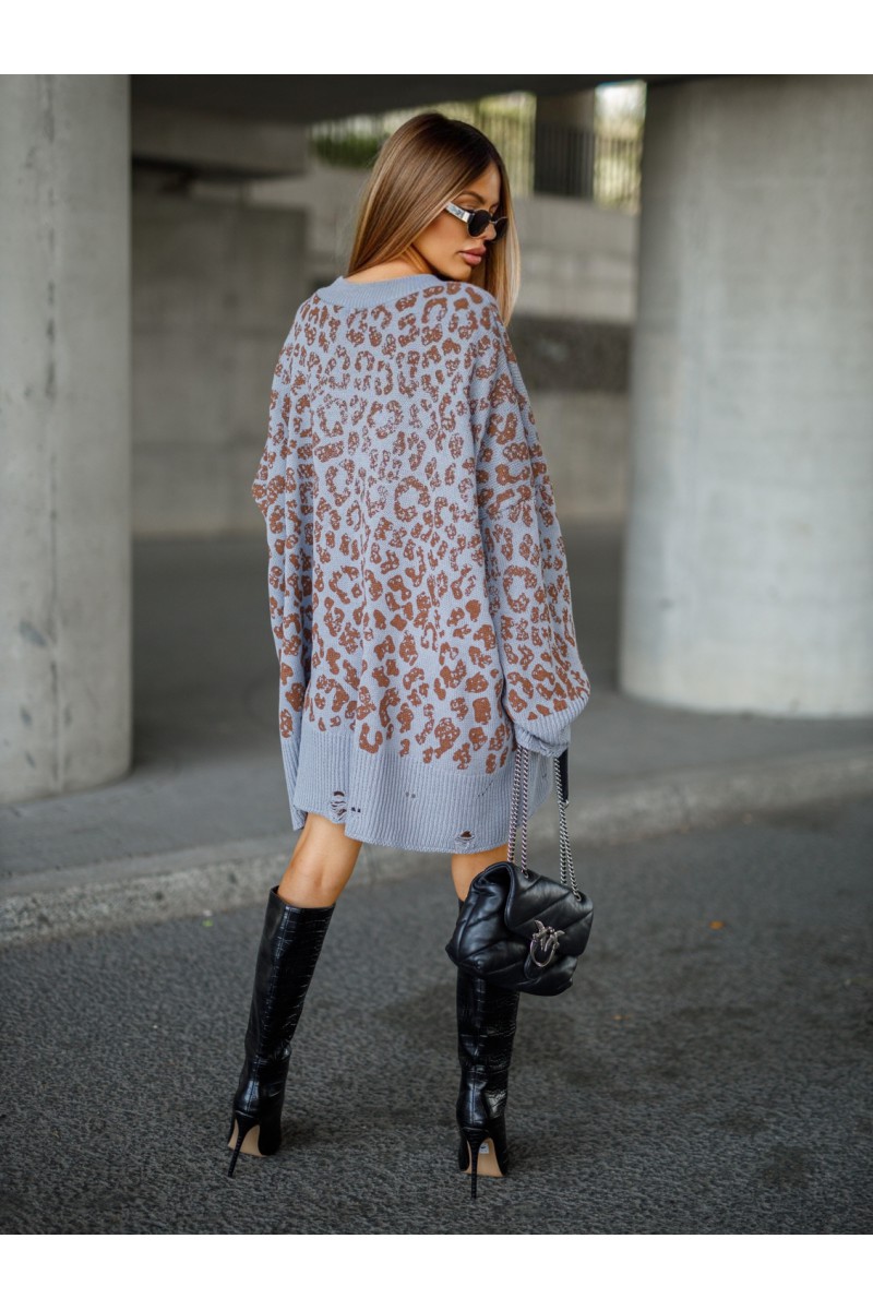 LEO Women's Sweater - Gray