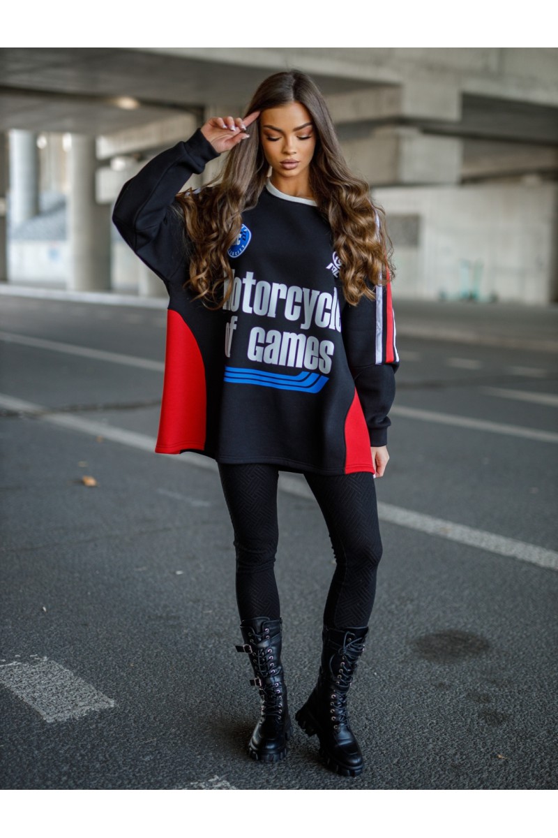 Women's MOTORS Sweatshirt - black