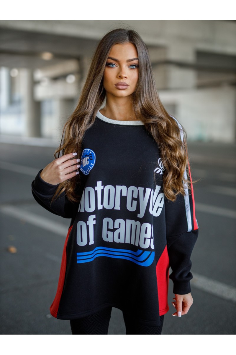 Women's MOTORS Sweatshirt - black