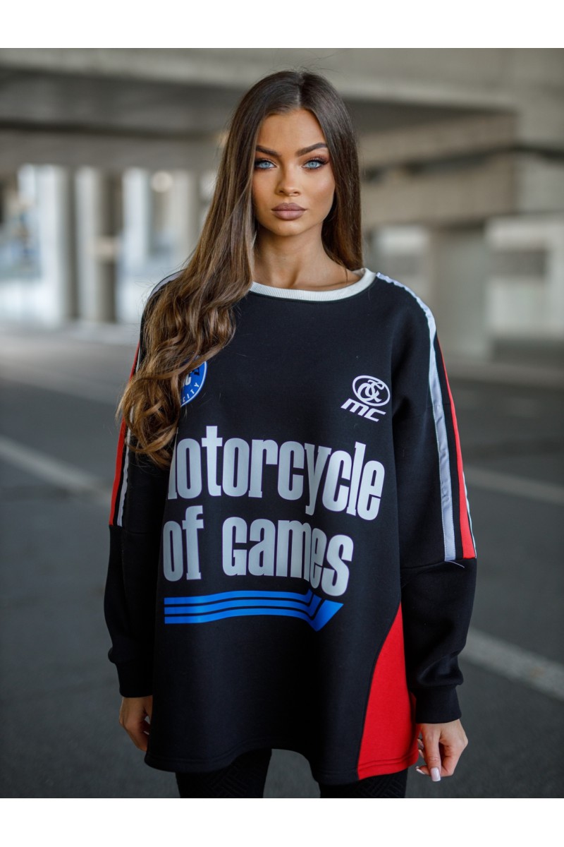 Women's MOTORS Sweatshirt - black
