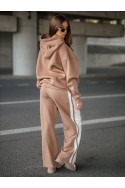 Bluza Damska DOUBLE - camelowy