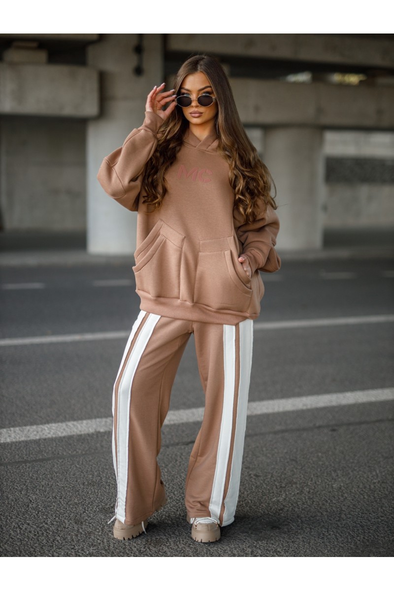 Bluza Damska DOUBLE - camelowy