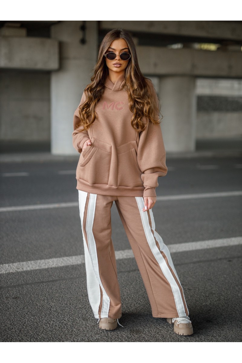 Bluza Damska DOUBLE - camelowy