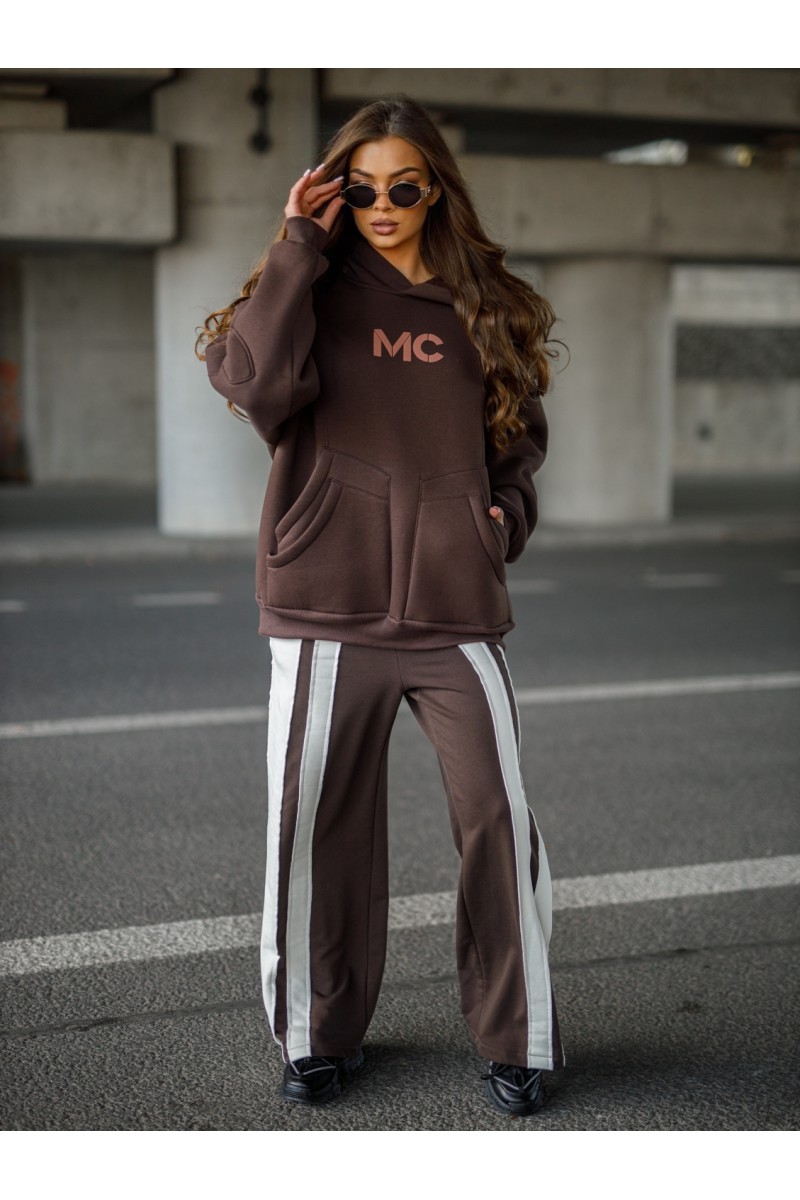 DOUBLE Women's Sweatshirt - Chocolate