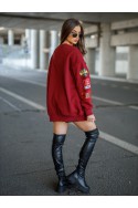 Bluza Damska HARLEY - bordowy