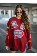 Bluza Damska HARLEY - bordowy