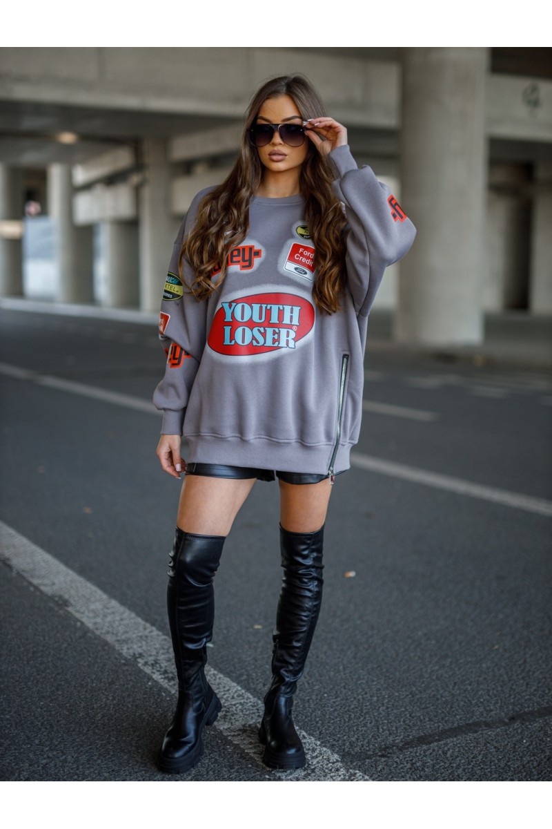 Bluza Damska HARLEY - szary