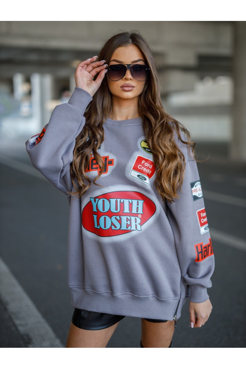 Bluza Damska HARLEY - szary