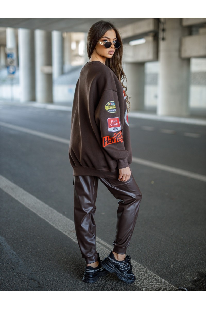 Bluza Damska HARLEY - czekoladowy