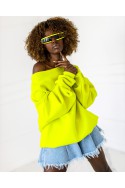Bluza smooth - limonkowa