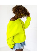 Bluza smooth - limonkowa