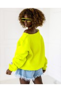 Bluza smooth - limonkowa