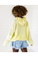 Miss City hooded sweater - orange